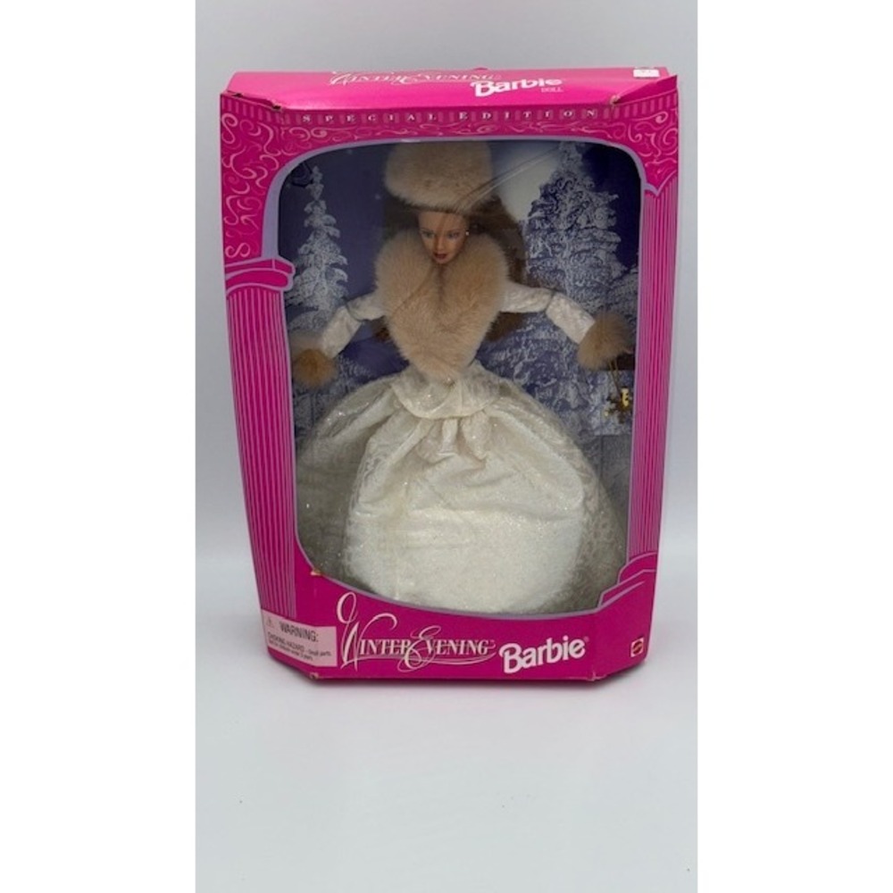 Vintage 1998 Winter‎ Evening Barbie Mattel Special Edition Doll NIB